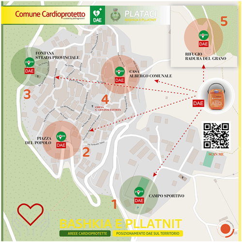 Installati nuovi defibrillatori automatici sul territorio comunale