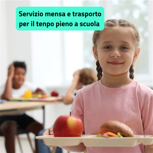 Attivazione tempo pieno 40 ore: il Comune garantisce mensa e trasporto scolastico
